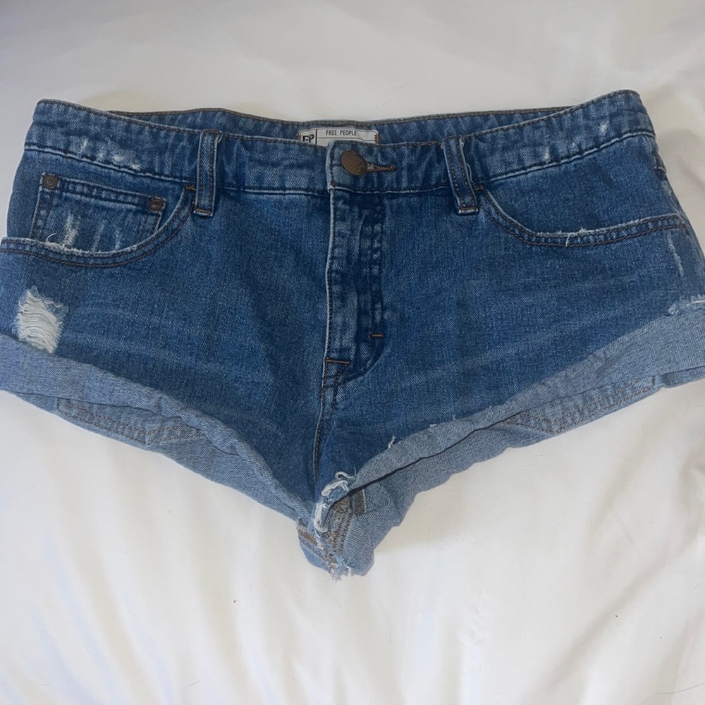 Free People Jean Shorts